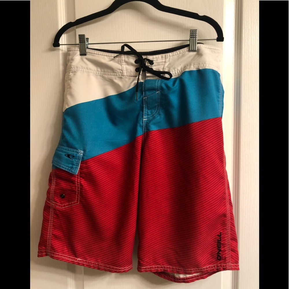 O’Neil Boys Swim board shorts.
